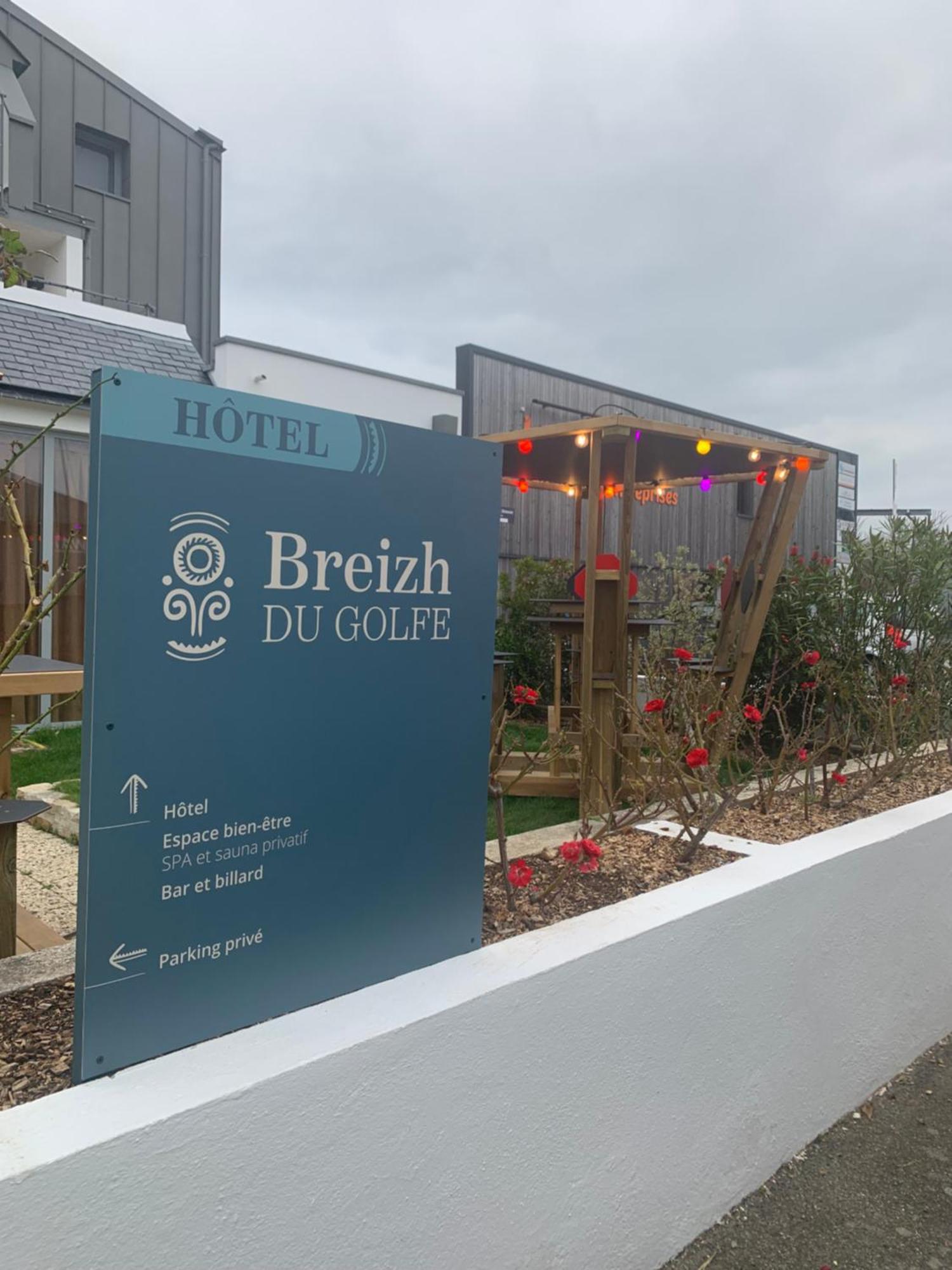 Hotel Breizh Du Golfe Arzon Bagian luar foto