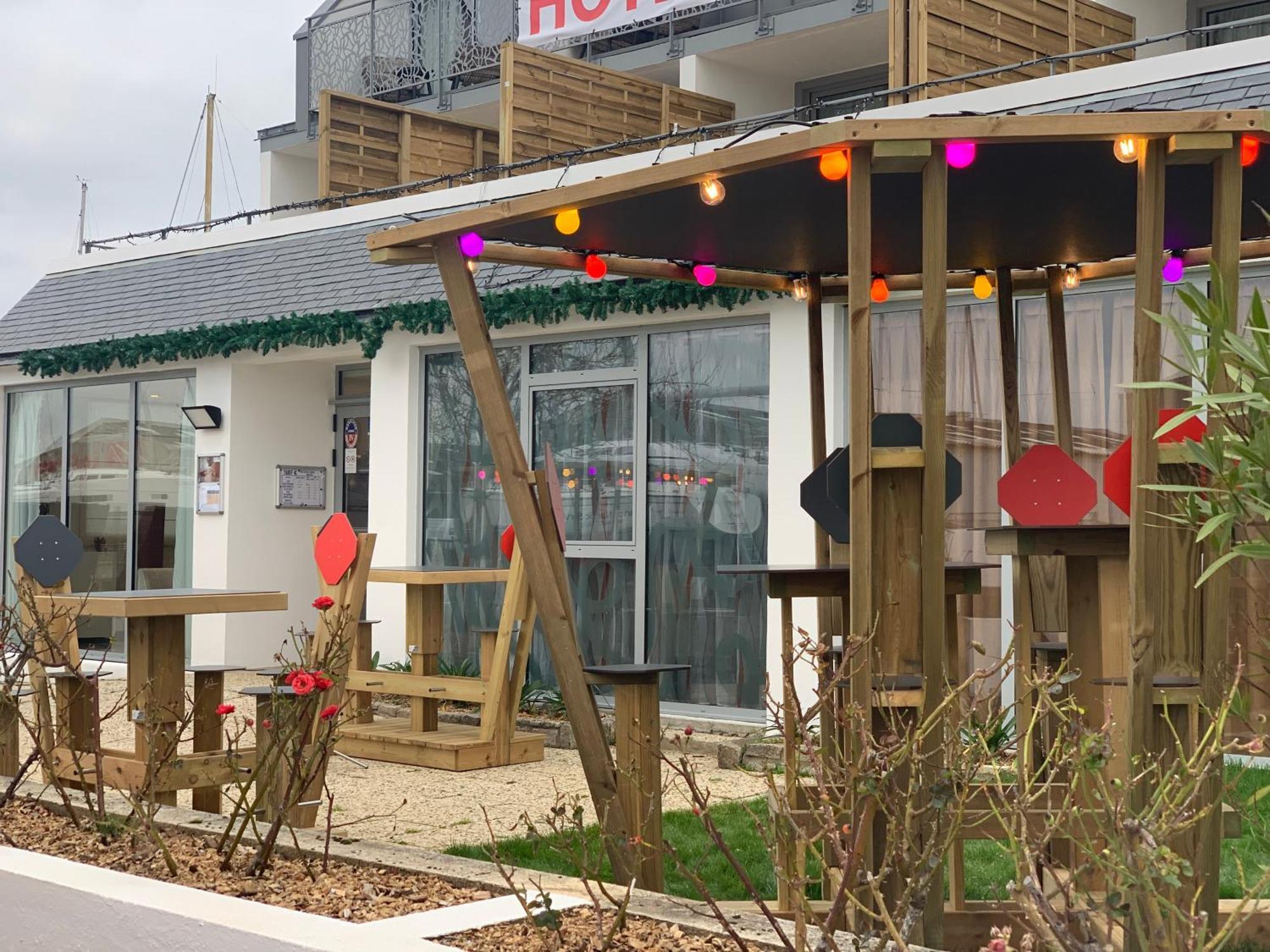 Hotel Breizh Du Golfe Arzon Bagian luar foto